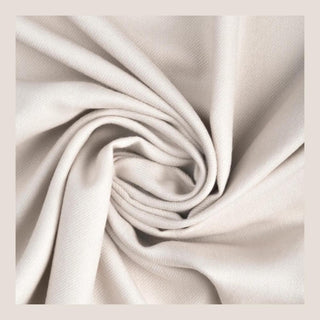 Cream Fringe Baby Alpaca Throw Blanket